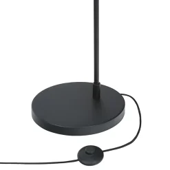 Lampadaire Bantry E27 15W H.160.2xP.45.5cm noir GoodHome