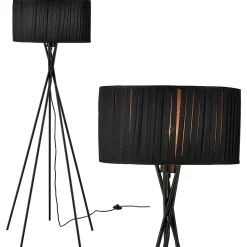 Lampadaire Black Mikado E27 155 Cm Noir lux.pro