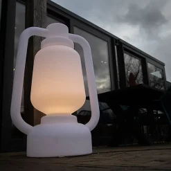 Lampadaire blanc 110 cm IP44 - STORM EXTRA LARGE