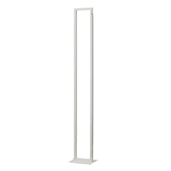Lampadaire blanc avec pied pivotant variateur intégré 140 cm - Laka
