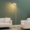 Lampadaire blanc design épuré tête orientable dimmable - Kalena