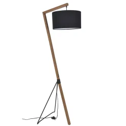 Lampadaire Bogart E27 IP20 60W H.162 x P.37 cm Corep chêne