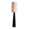 Lampadaire bois et lin beige H.130cm E27 40W IP20 Seynave, Alto