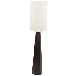 Lampadaire bois et lin beige H.130cm E27 40W IP20 Seynave, Alto