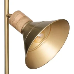 Lampadaire Bota - métal et marbre - doré - H151 cm - Atmosphera