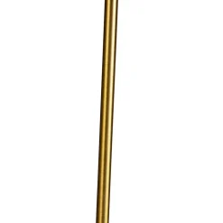 Lampadaire bronze avec abat-jour Granny crème 45 cm réglable - Parte