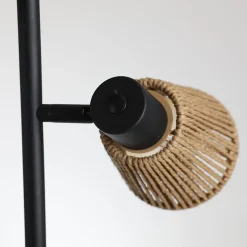 Lampadaire Davai 3 lampes métal noir H.160cm IP20 E14 40W Seynave