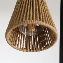 Lampadaire Davai 3 lampes métal noir H.160cm IP20 E14 40W Seynave