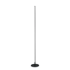 Lampadaire décoratif LED intégré noir, 3000K