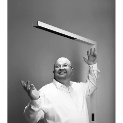 Lampadaire de bureau Office Three Motion gris - Deko Light