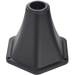 Lampadaire de jardin luminaire extérieur solaire LED 3 têtes 120 Lm dim. 51,5L x 47l x 182,5H cm acier inox. plastique noir