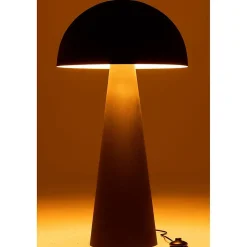 Lampadaire Design "Champignon" 95cm Noir Mat