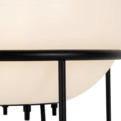 Lampadaire design d'extérieur noir - Jannie