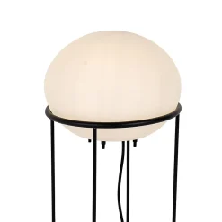 Lampadaire design d'extérieur noir - Jannie