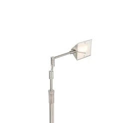 Lampadaire design en acier avec LED et variateur tactile - Notia