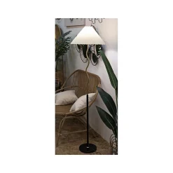 Lampadaire Design en Métal "Closy" 172cm Or & Noir