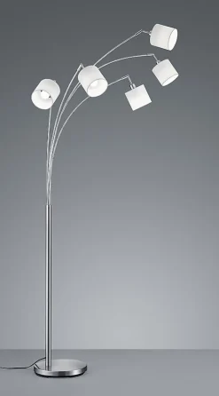 Lampadaire design, Lampadaire arc 5 lampes Tommy, TRIO