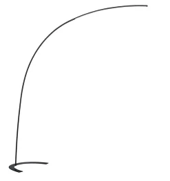 Lampadaire design, Lampadaire arc design Shanghai, TRIO