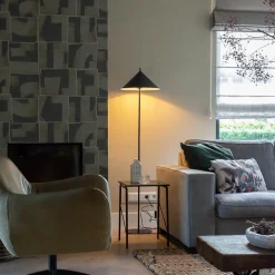 Lampadaire design noir - Triangolo