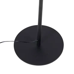 Lampadaire design noir avec LED et variateur tactile - Palka