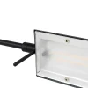 Lampadaire design noir avec LED et variateur tactile - Notia