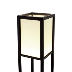 Lampadaire design noir et blanc avec LED - Nea