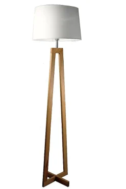 Lampadaire design Sacha ls blanc écru