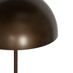 Lampadaire d'extérieur bronze foncé rechargeable avec variateur 3 niveaux - Keira