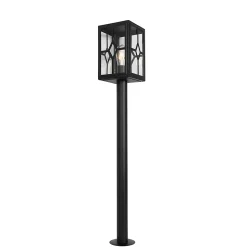 Lampadaire d'extérieur classique noir 100 cm IP44 - Dover