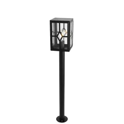 Lampadaire d'extérieur classique noir 100 cm IP44 - Dover