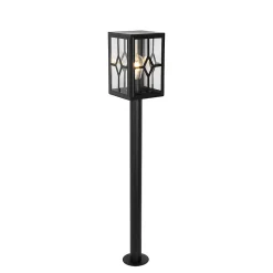 Lampadaire d'extérieur classique noir 100 cm IP44 - Dover