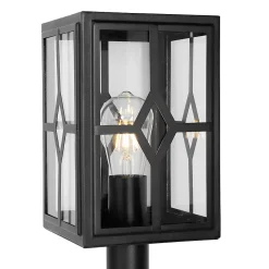 Lampadaire d'extérieur classique noir 100 cm IP44 - Dover