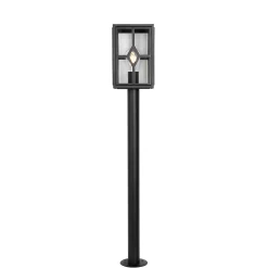 Lampadaire d'extérieur classique noir 100 cm IP44 - Dover