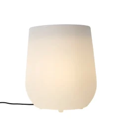 Lampadaire d'extérieur en pot de fleur blanc IP44 - Flowerpot