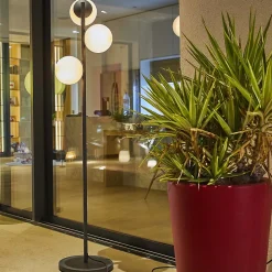 Lampadaire d'extérieur filaire GLOBY TREE E27 H175cm