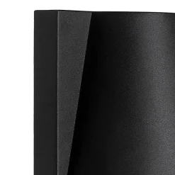 Lampadaire d'extérieur industriel noir IP44 - Femke