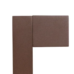 Lampadaire d'extérieur industriel brun rouille 65 cm IP44 - Baleno