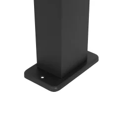 Lampadaire d'extérieur industriel gris foncé 80 cm IP44 - Baleno