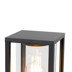 Lampadaire d'extérieur industriel noir 100 cm IP44 - Charlois