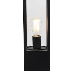 Lampadaire d'extérieur industriel noir 80 cm IP44 - Charlois