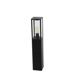 Lampadaire d'extérieur industriel noir 80 cm IP44 - Charlois