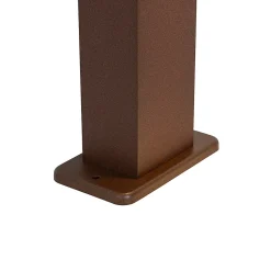 Lampadaire d'extérieur intelligent marron rouille 30 cm IP44 avec WiFi GU10 - Baleno