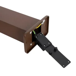 Lampadaire d'extérieur intelligent marron rouille 30 cm IP44 avec WiFi GU10 - Baleno