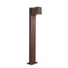 Lampadaire d'extérieur intelligent marron rouille 65 cm IP44 avec WiFi GU10 - Baleno