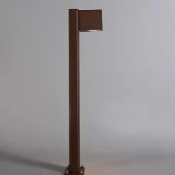 Lampadaire d'extérieur intelligent marron rouille 65 cm IP44 avec WiFi GU10 - Baleno