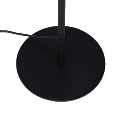 Lampadaire d'extérieur intelligent noir avec Wifi A60 - Virginia