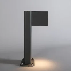Lampadaire d'extérieur intelligent anthracite 30 cm IP44 avec WiFi GU10 - Baleno