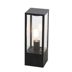 Lampadaire d'extérieur intelligent noir 40 cm IP44 avec WiFi ST64 - Charlois