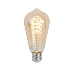 Lampadaire d'extérieur intelligent noir 40 cm IP44 avec WiFi ST64 - Charlois