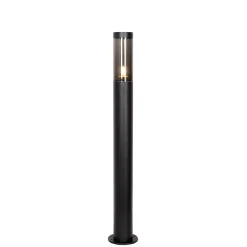 Lampadaire d'extérieur moderne noir 110 cm IP44 - Rox